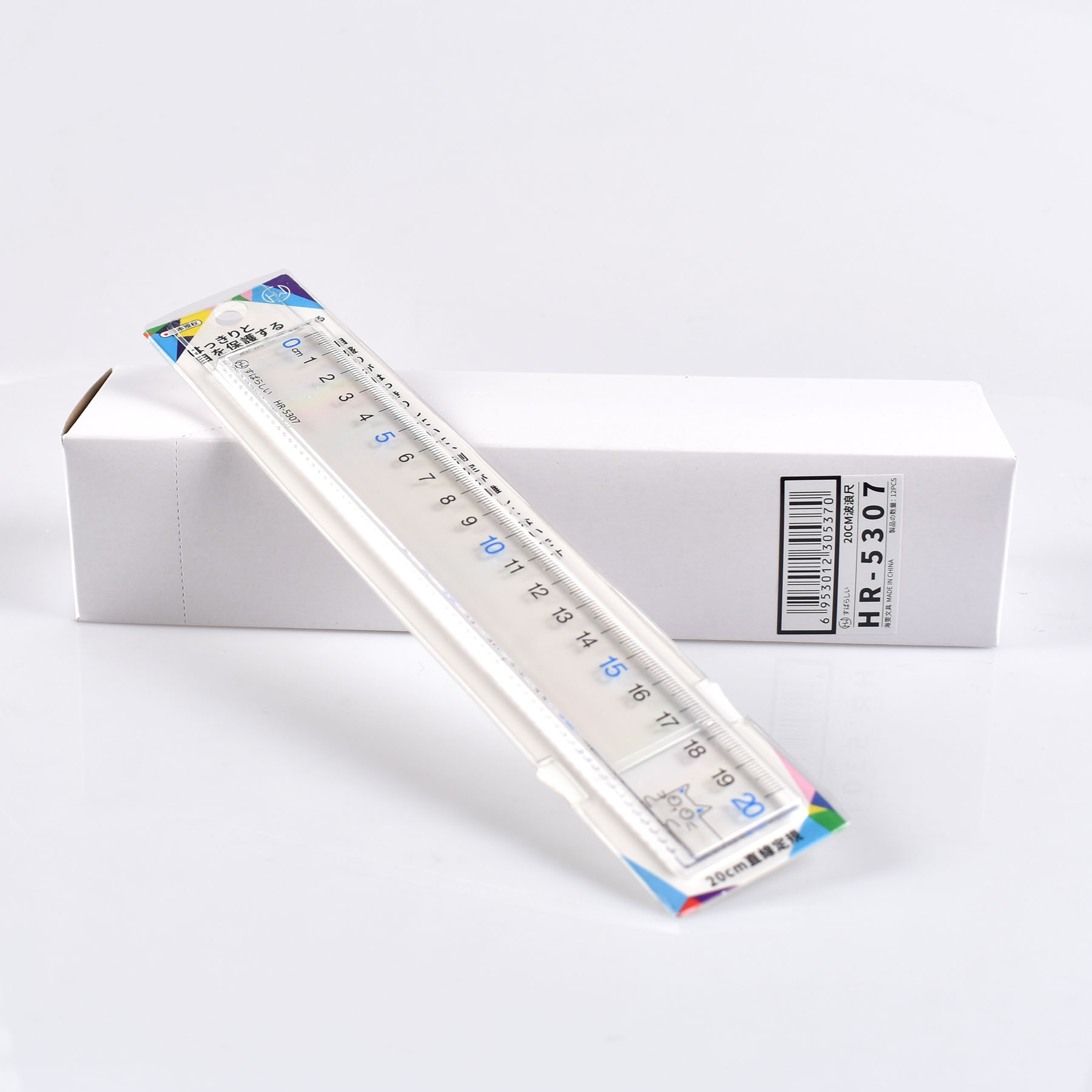 20CM cartoon transparent student ruler 20CM cartoon transparent student ruler